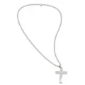 Silvertone Cross Chain Necklace at Spencer's