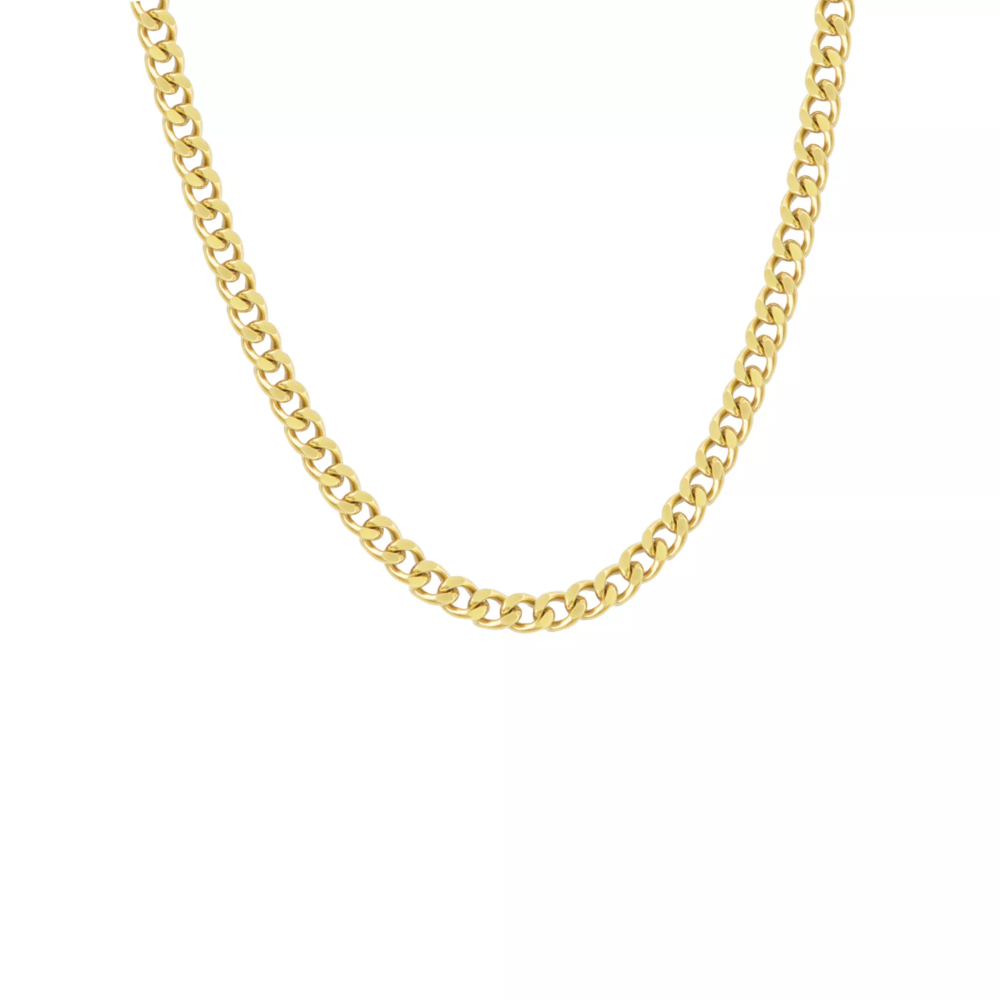 Goldtone Curb Link Chain Necklace at Spencer's