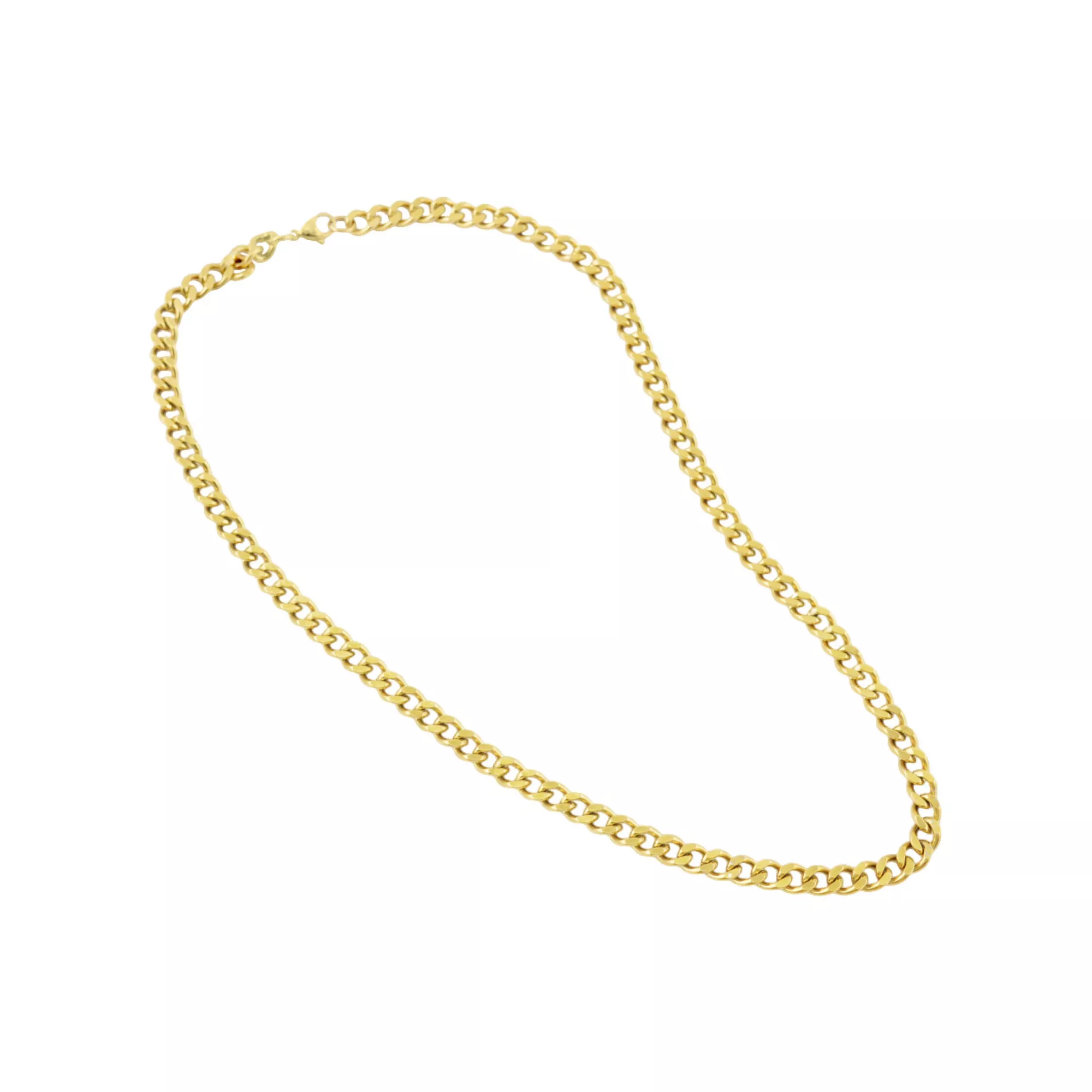 Goldtone Curb Link Chain Necklace at Spencer's
