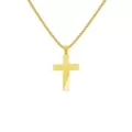 Goldtone Cross Chain Necklace at Spencer's