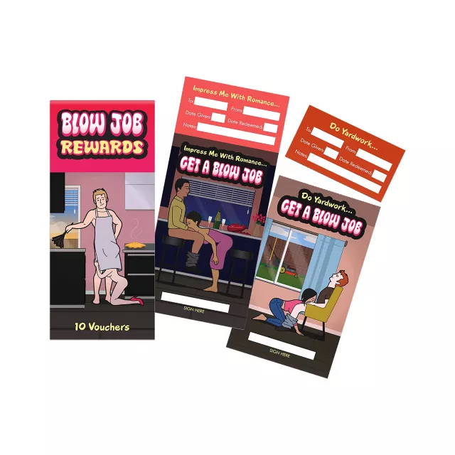 Blow Job Rewards Vouchers