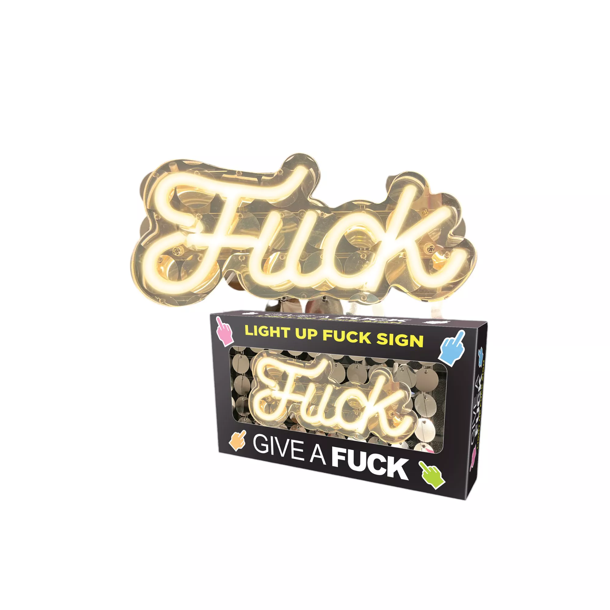 Light-Up Neon Fuck Sign at Spencer's
