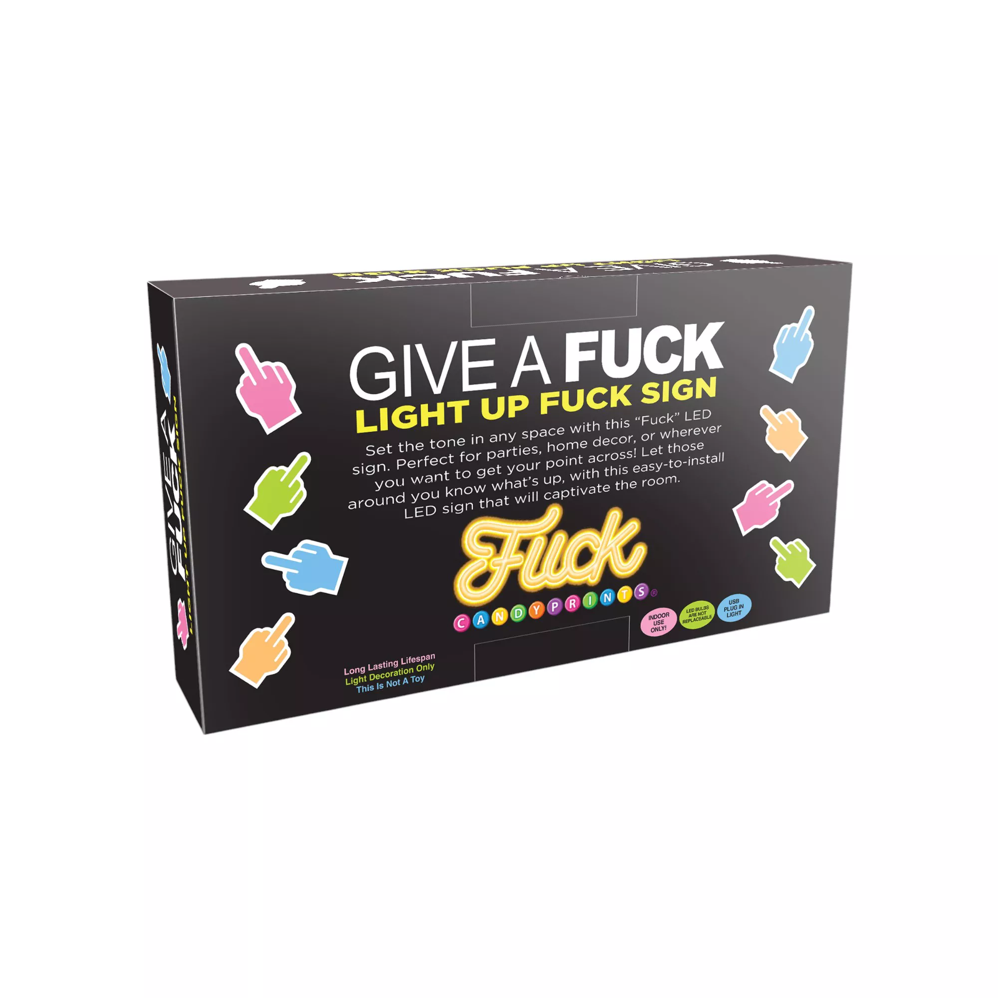 Light-Up Neon Fuck Sign at Spencer's