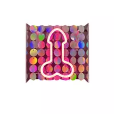 Glitterati Light-Up Neon Pink Penis Sign at Spencer's