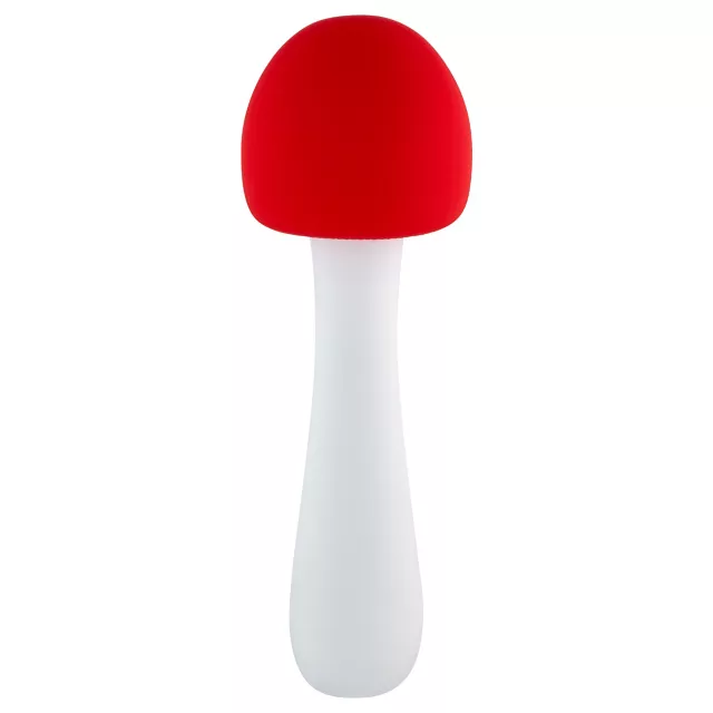 mushroom wand vibrator Trojan Vibrations Divine Contoured Massager, Stimulate Inside & Out, 3  Variable Speeds, Batteries Included, Internal and External Stimulation, 1  Count main image 1