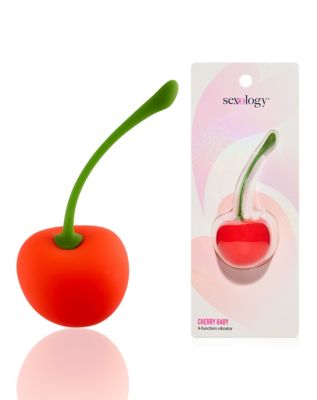 cherry sex toys Elite Silicone Dual Orgasmic Creature Licker - Cherry Red - Romantic Depot main image 1