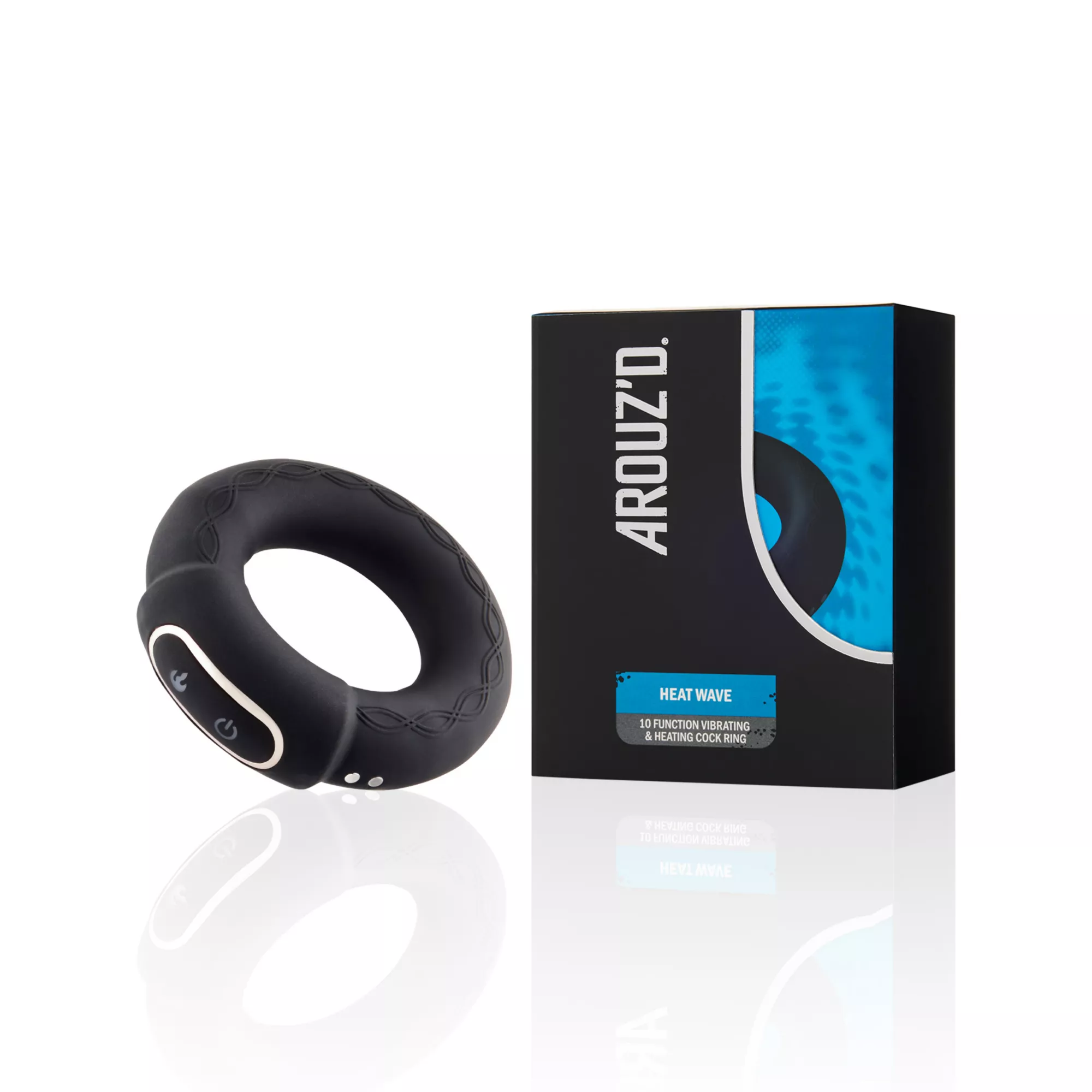 Heat Wave Vibrating and Heating Cock Ring - Arouz'd