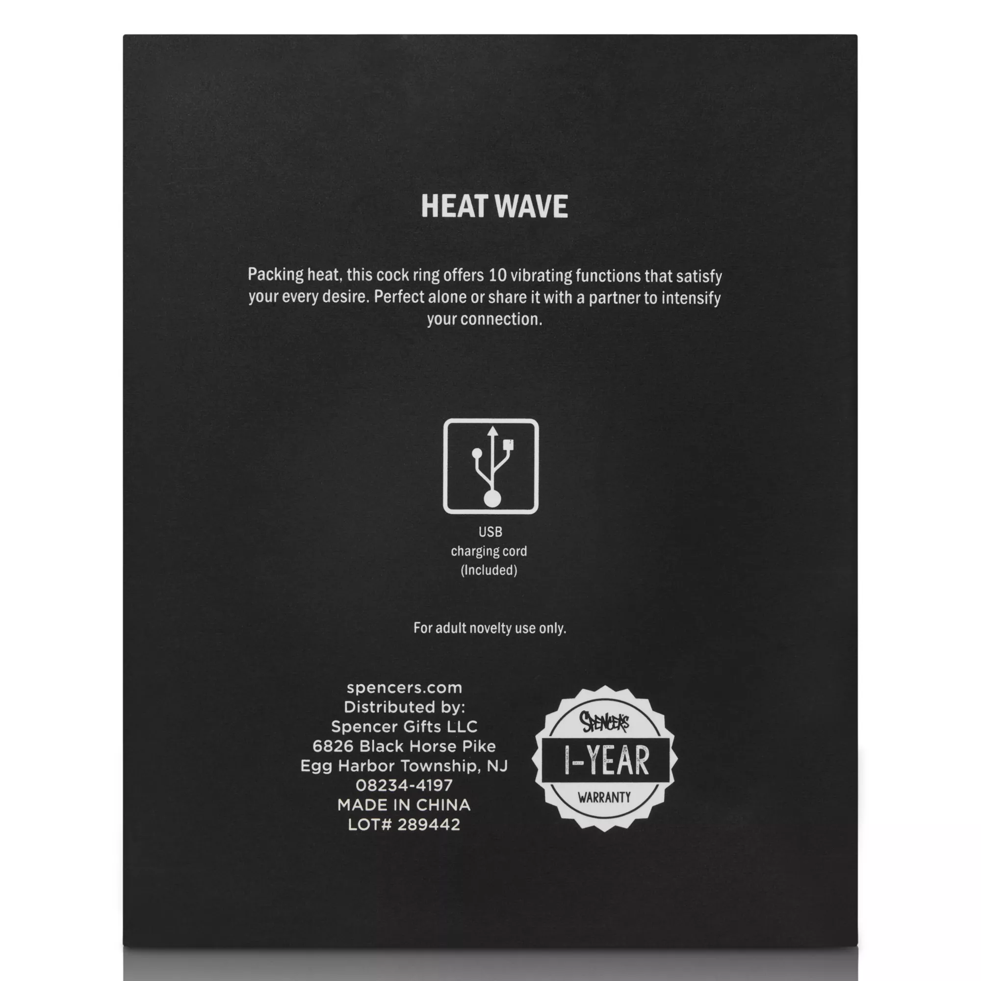 Heat Wave Vibrating and Heating Cock Ring - Arouz'd at Spencer's