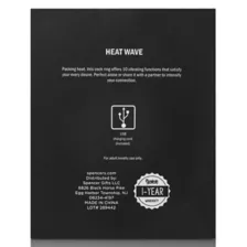 Heat Wave Vibrating and Heating Cock Ring - Arouz'd at Spencer's