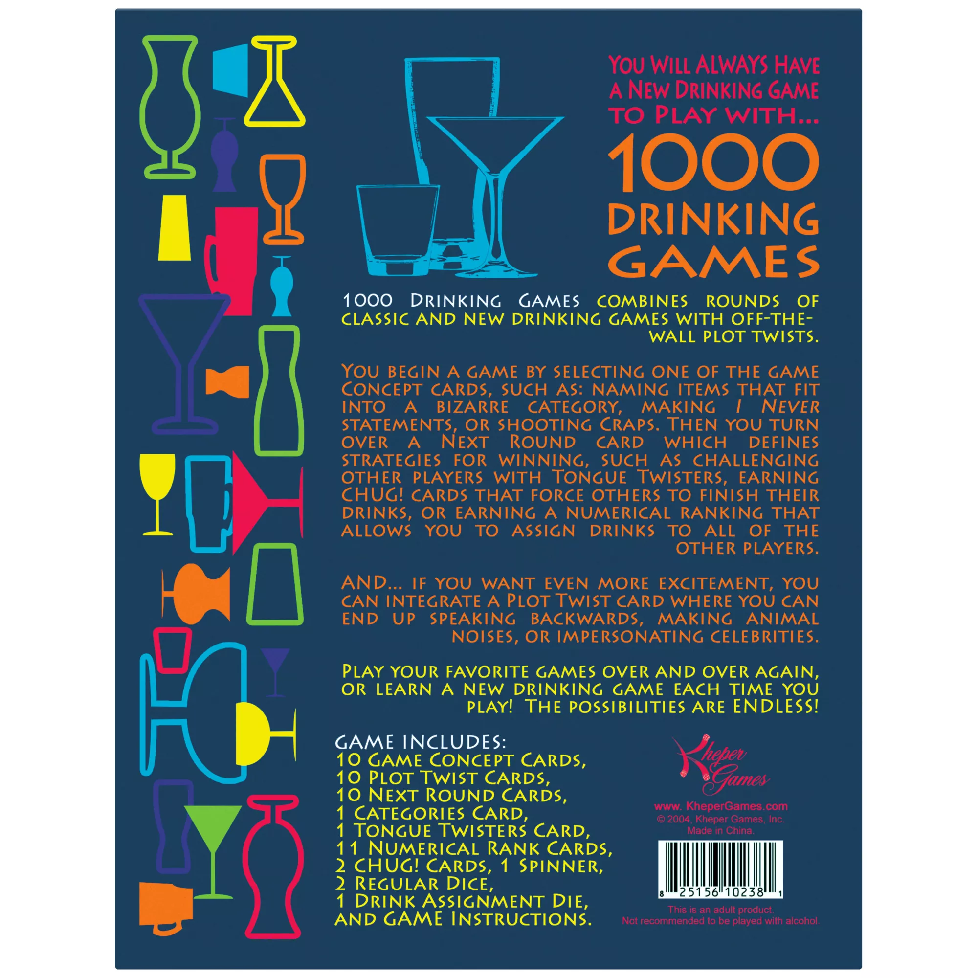 1000 Drinking Games at Spencer's