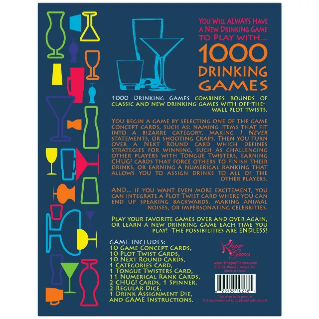 1000 Drinking Games at Spencer's