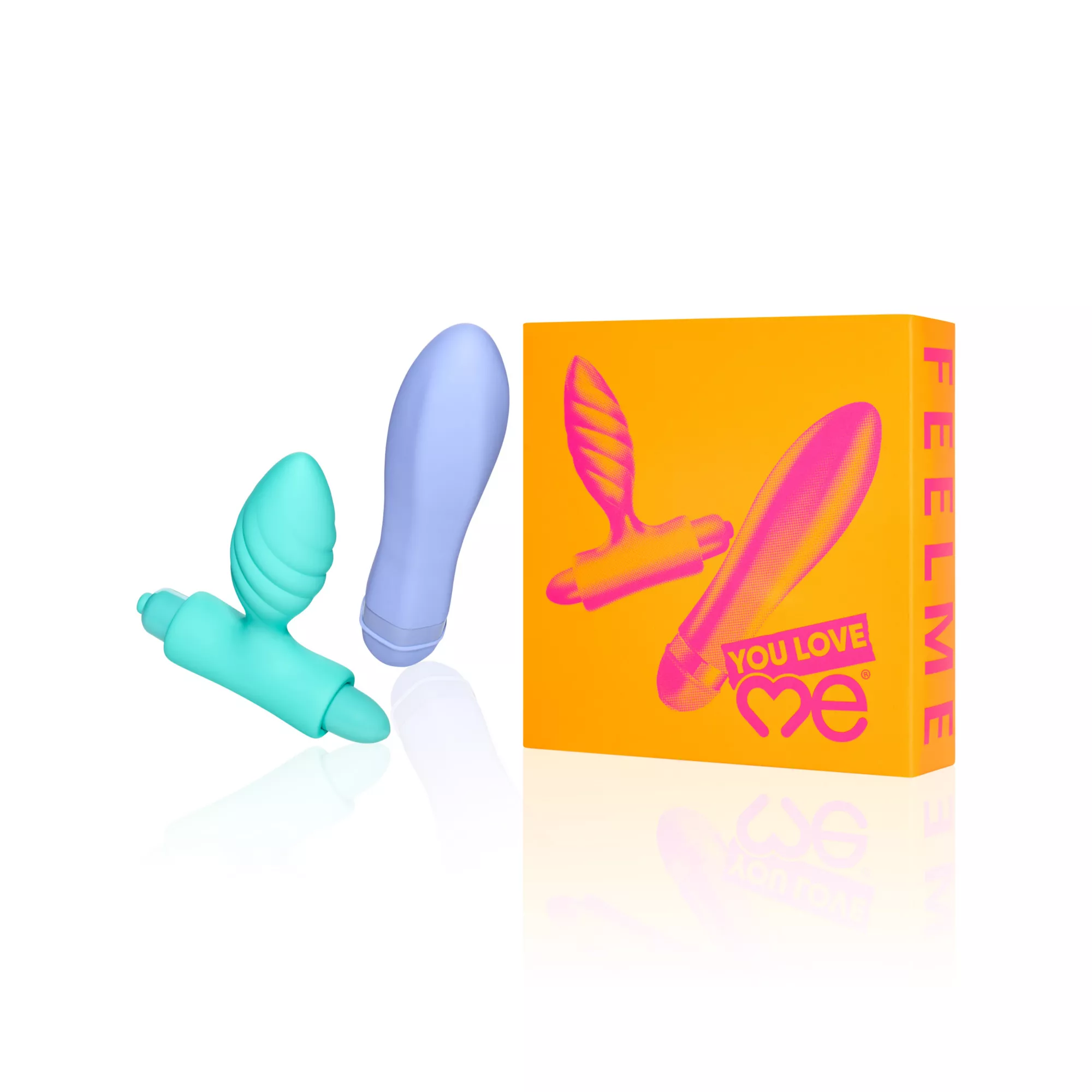 Feel Me Vibrator and Plug Set - You Love Me at Spencer's