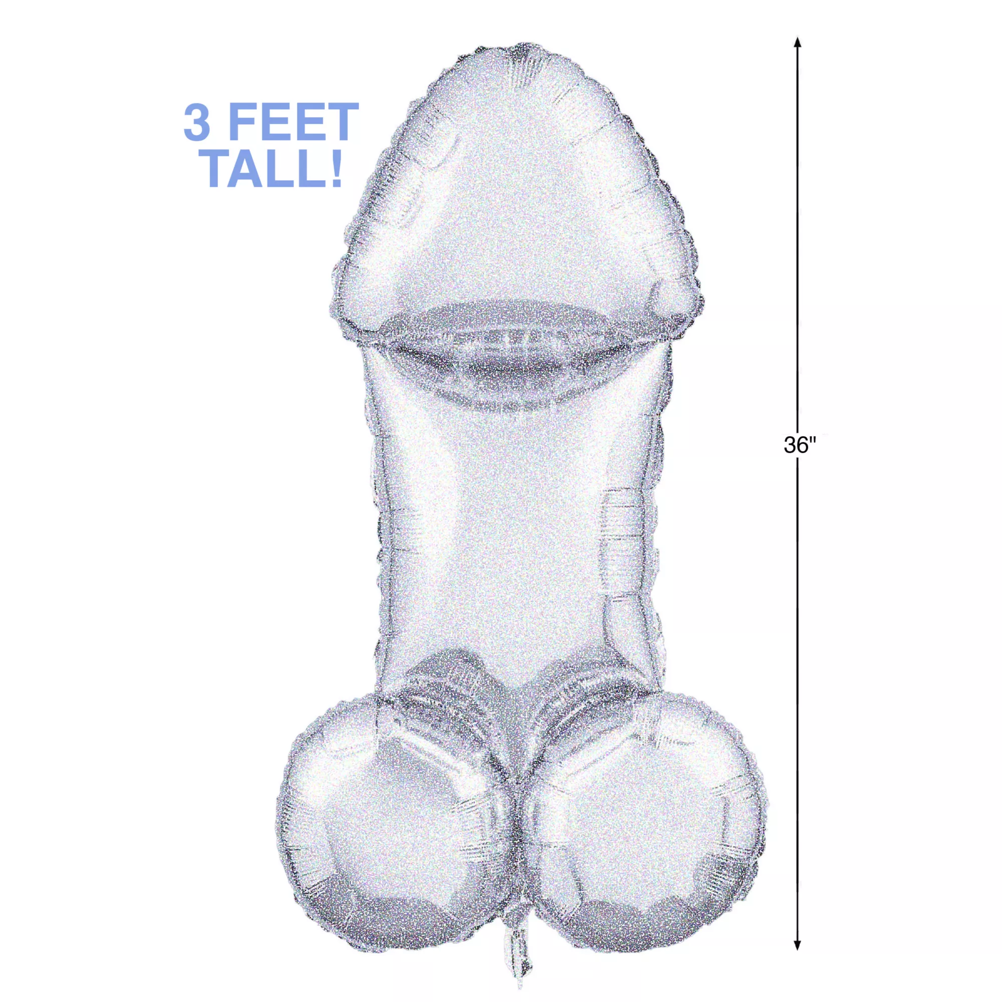 Glitterati Disco Party Penis Balloon at Spencer's