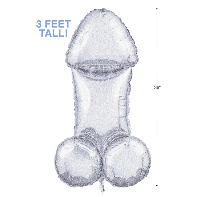 Glitterati Disco Party Penis Balloon at Spencer's