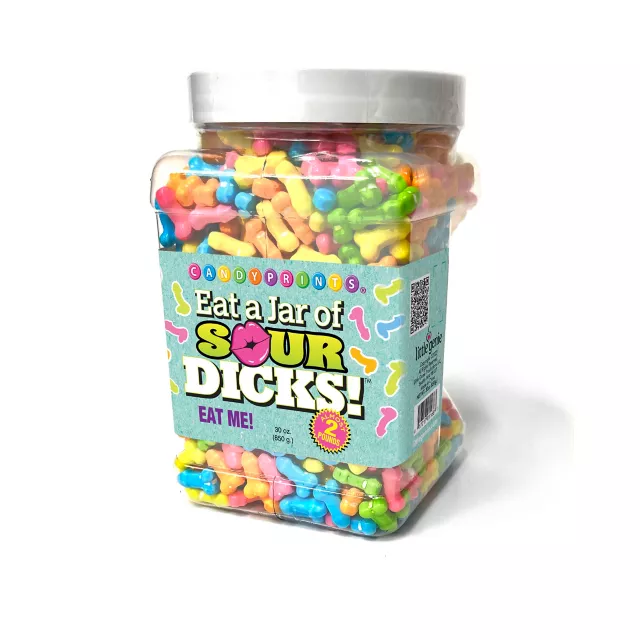 Eat a Jar of Sour Dicks Candy - 32 oz.