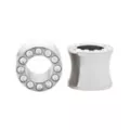 Clear CZ Silver-Plated Tunnels at Spencer's