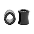 Black CZ Teardrop Tunnels at Spencer's