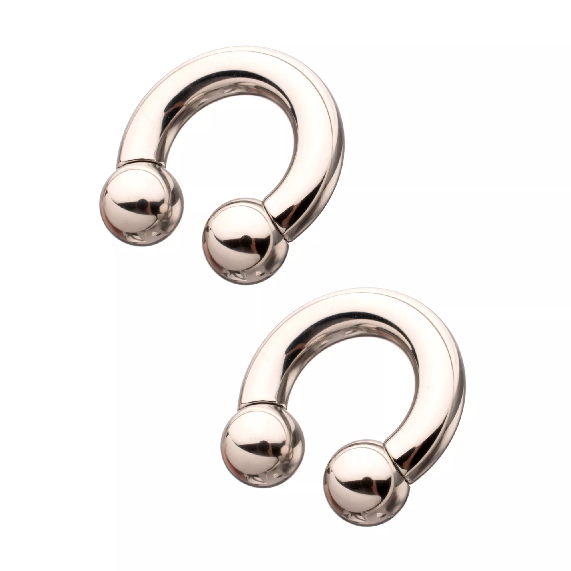 Silver-Plated Horseshoe Rings at Spencer's