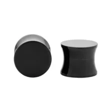 Black Titanium Plugs - 00 Gauge at Spencer's