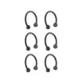 Multi-Pack Black Titanium Horseshoe Rings 6 Pack - 14 Gauge at Spencer's
