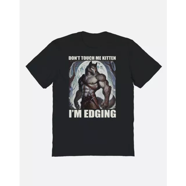 Don't Touch Me Kitten I'm Edging T Shirt at Spencer's