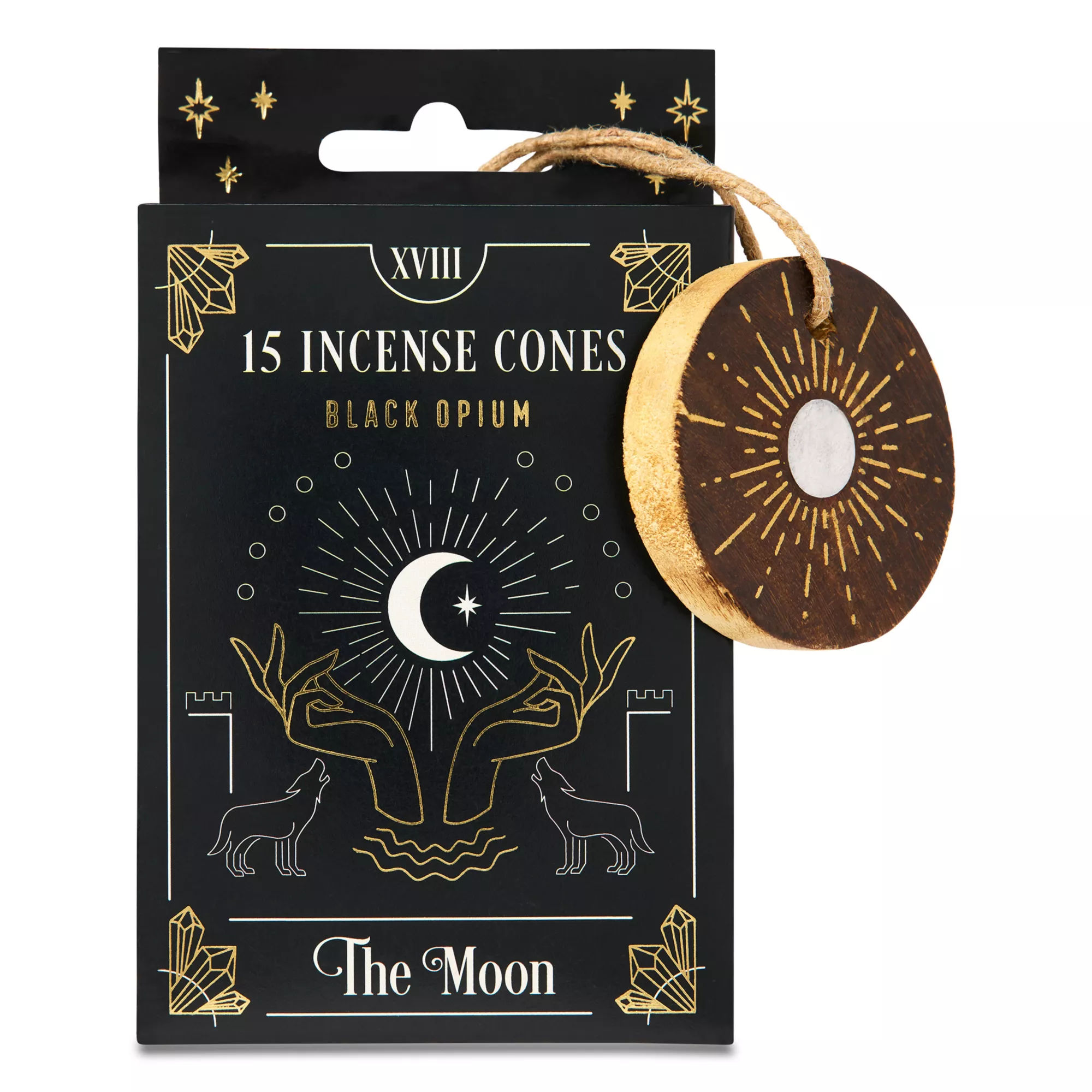 The Moon Tarot Incense Cones with Burner - 15 Pack at Spencer's