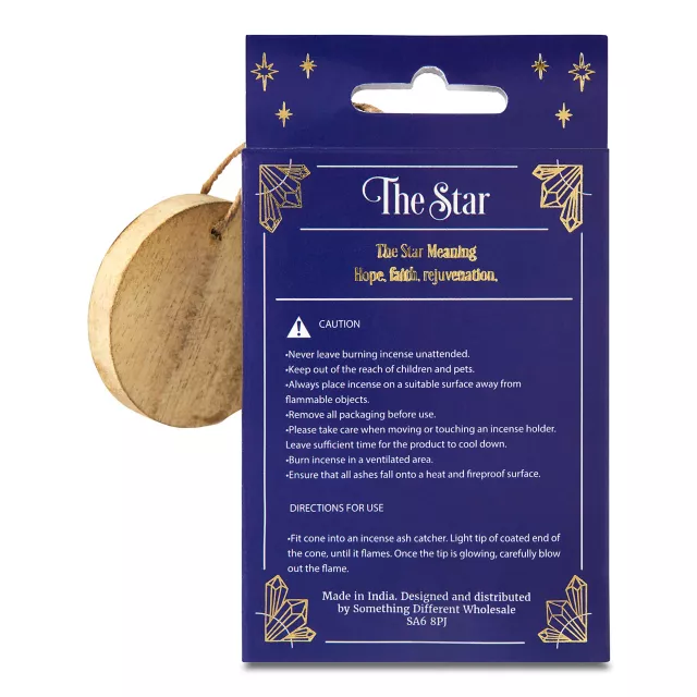 The Star Tarot Incense Cones with Burner - 15 Pack at Spencer's