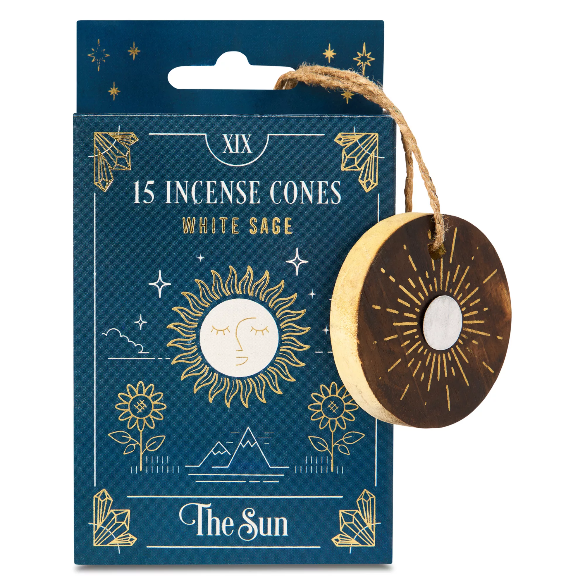 The Sun Tarot Incense Cones with Burner - 15 Pack at Spencer's