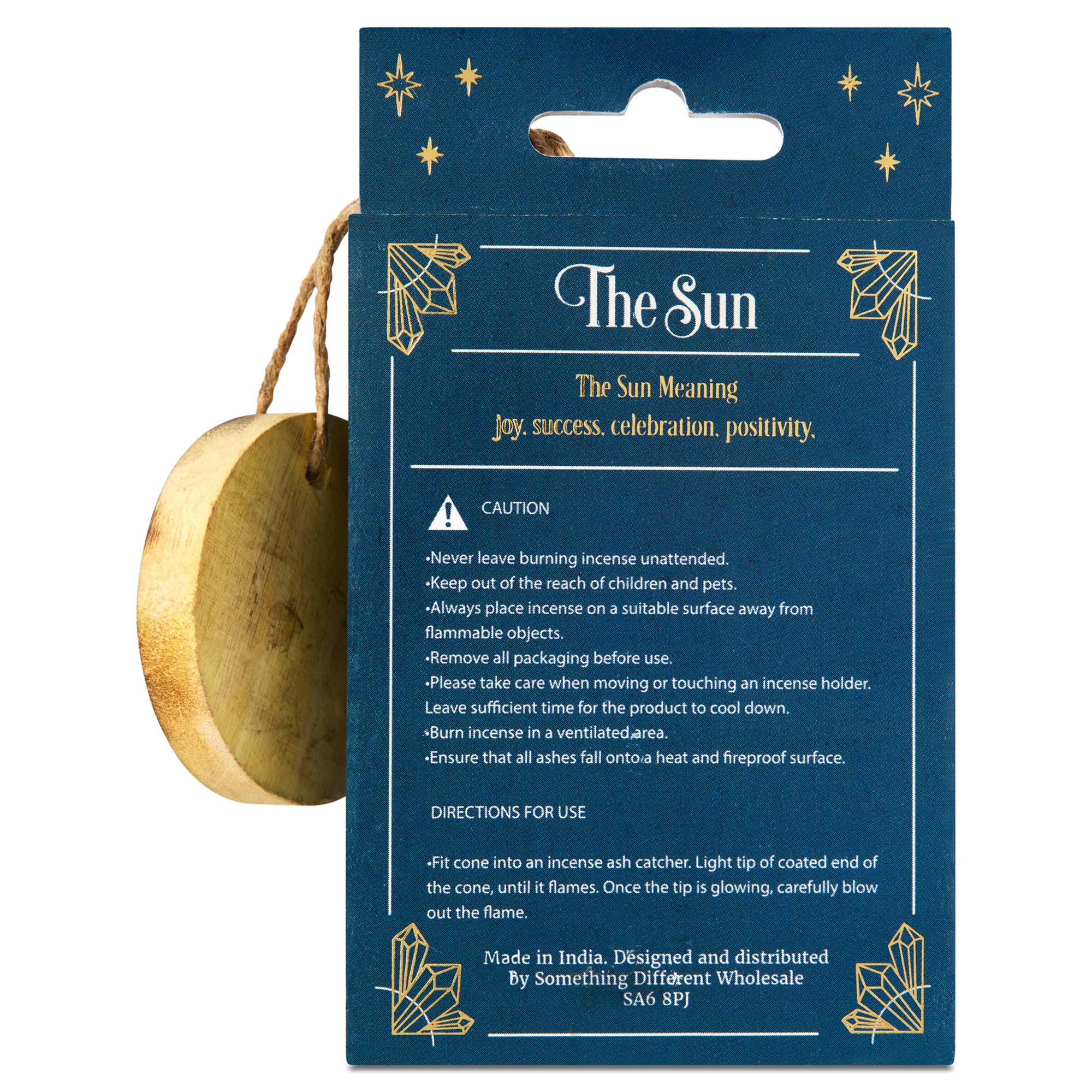 The Sun Tarot Incense Cones with Burner - 15 Pack at Spencer's