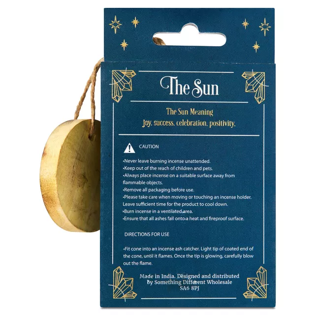 The Sun Tarot Incense Cones with Burner - 15 Pack at Spencer's