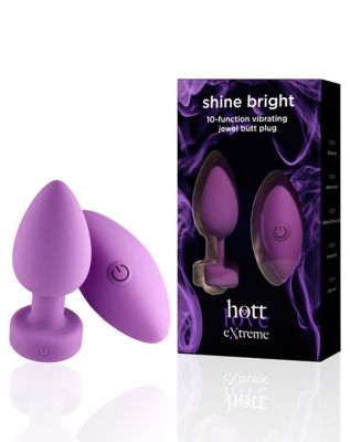 Hott Love Extreme Shine Bright Remote Control Vibrating Butt Plug -  Spencer's