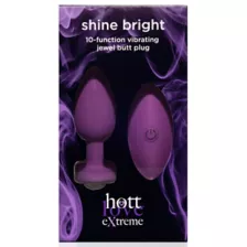 Hott Love Extreme Shine Bright Remote Control Vibrating Butt Plug at Spencer's