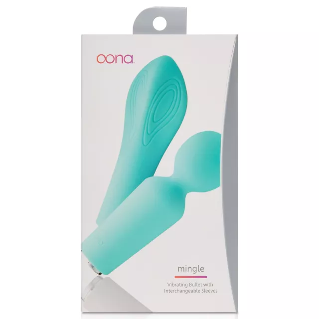 Oona Mingle Two Sleeve Bullet Vibrator at Spencer's