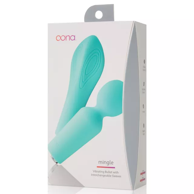 Oona Mingle Two Sleeve Bullet Vibrator at Spencer's