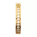 ASTM F-136 Titanium CZ Gold-Plated Bar Belly Ring - 14 Gauge at Spencer's