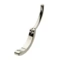 ASTM F-136 Titanium Vitrail CZ Hinged Belly Ring - 14 Gauge at Spencer's