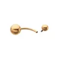 Gold Titanium Basic Belly Ring - 14 Gauge at Spencer's