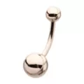 Silver Titanium Basic Belly Ring - 14 Gauge at Spencer's