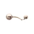 Silver Titanium Basic Belly Ring - 14 Gauge at Spencer's
