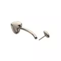 ASTM F-136 Titanium Basic Heart Belly Ring - 14 Gauge at Spencer's