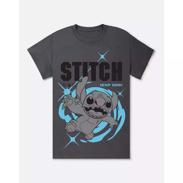 Gray Stitch T Shirt - Lilo & Stitch at Spencer's