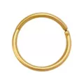 Gold Titanium 2-Row Nose Hoop - 20 Gauge at Spencer's