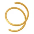 Gold-Plated Illusion Nose Hoop - 20 Gauge at Spencer's