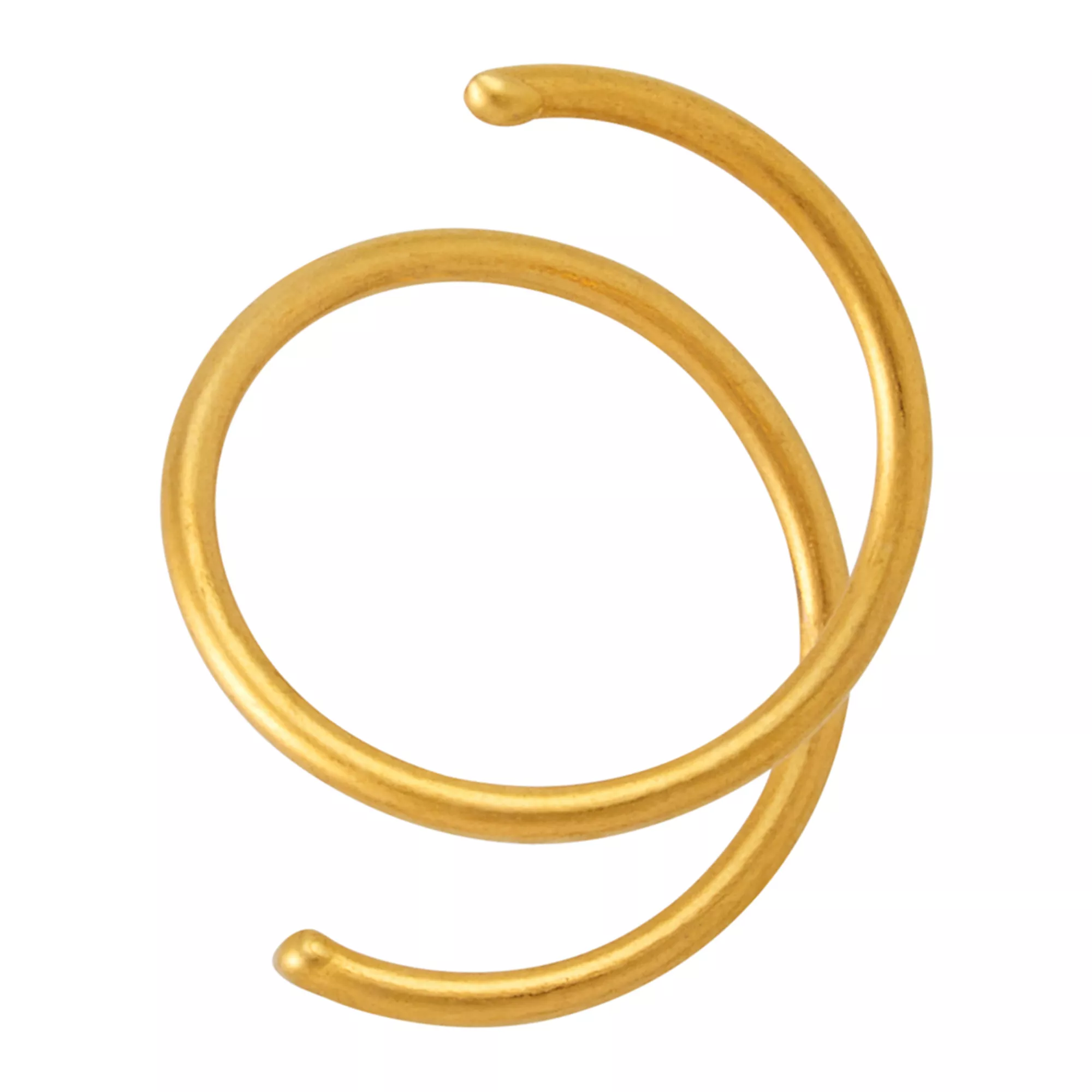 Gold-Plated Illusion Nose Hoop - 20 Gauge