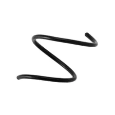 Black Illusion Nose Hoop - 20 Gauge at Spencer's