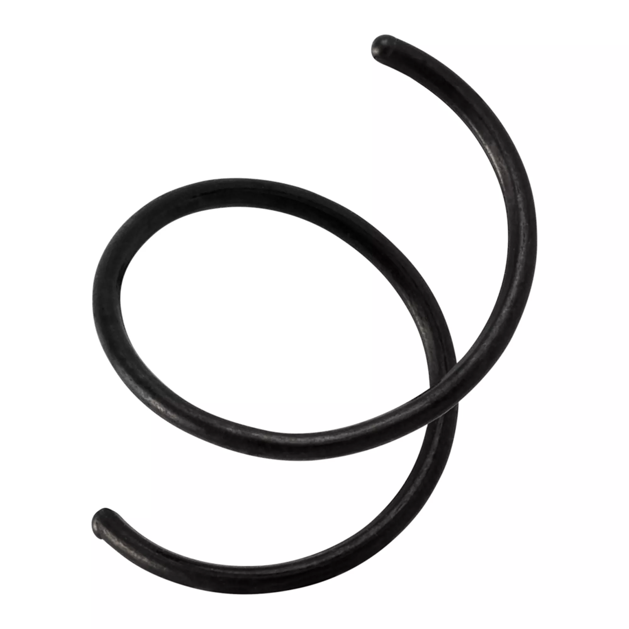 Black Illusion Nose Hoop - 20 Gauge