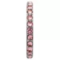 Pink and Silver Titanium CZ Hinged Hoop - 20 Gauge at Spencer's