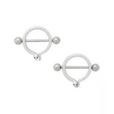 Snake Nipple Shields - 14G at Spencer's