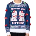 Light-Up Show Me Your Kitties Christmas Sweater at Spencer's