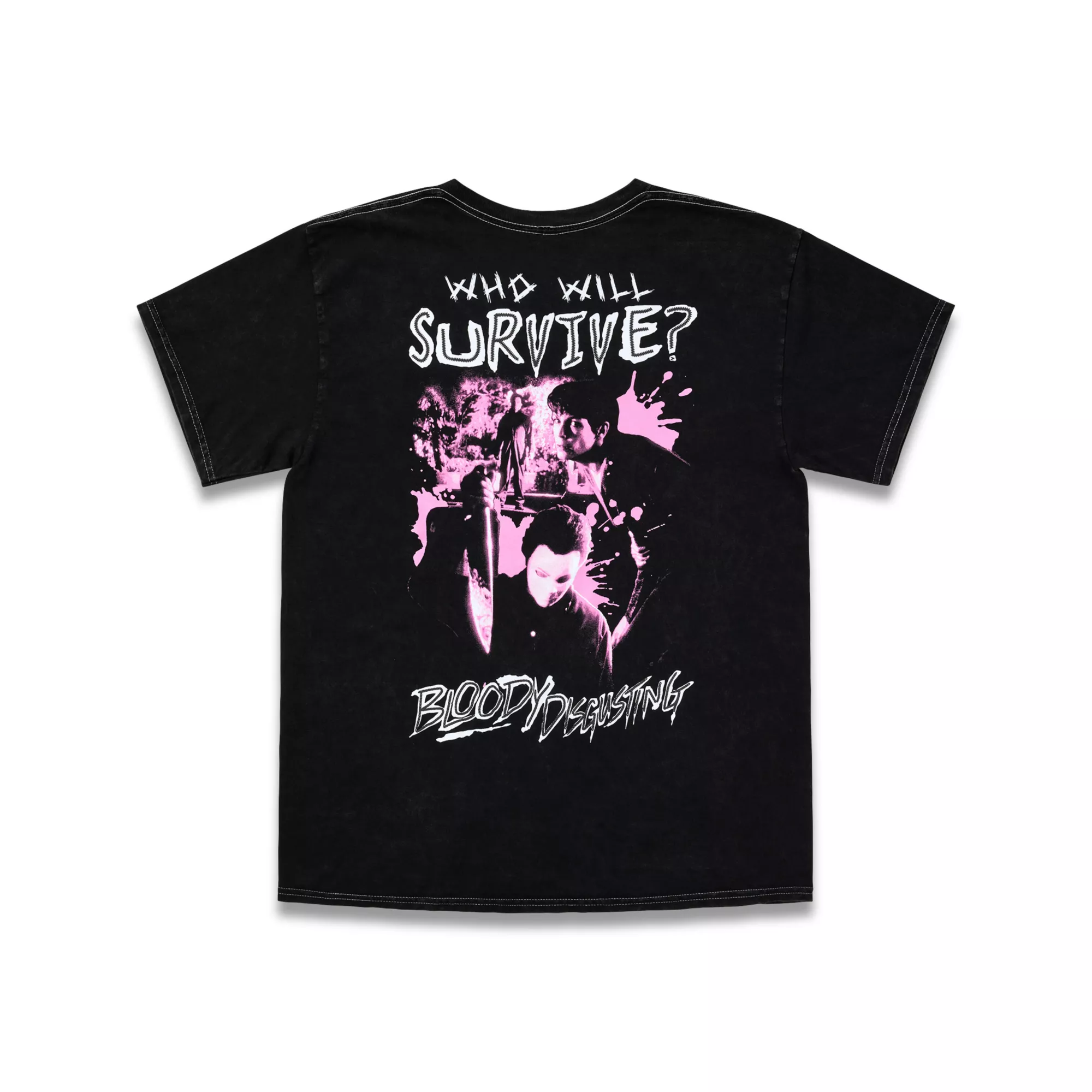 Halloween Michael Myers x Bloody Disgusting Who Will Survive T Shirt